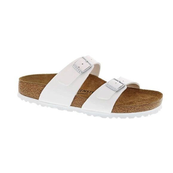 Birkenstock Sydney Birko-Flor Sandal White Sz 41/ Men\'s 8.0